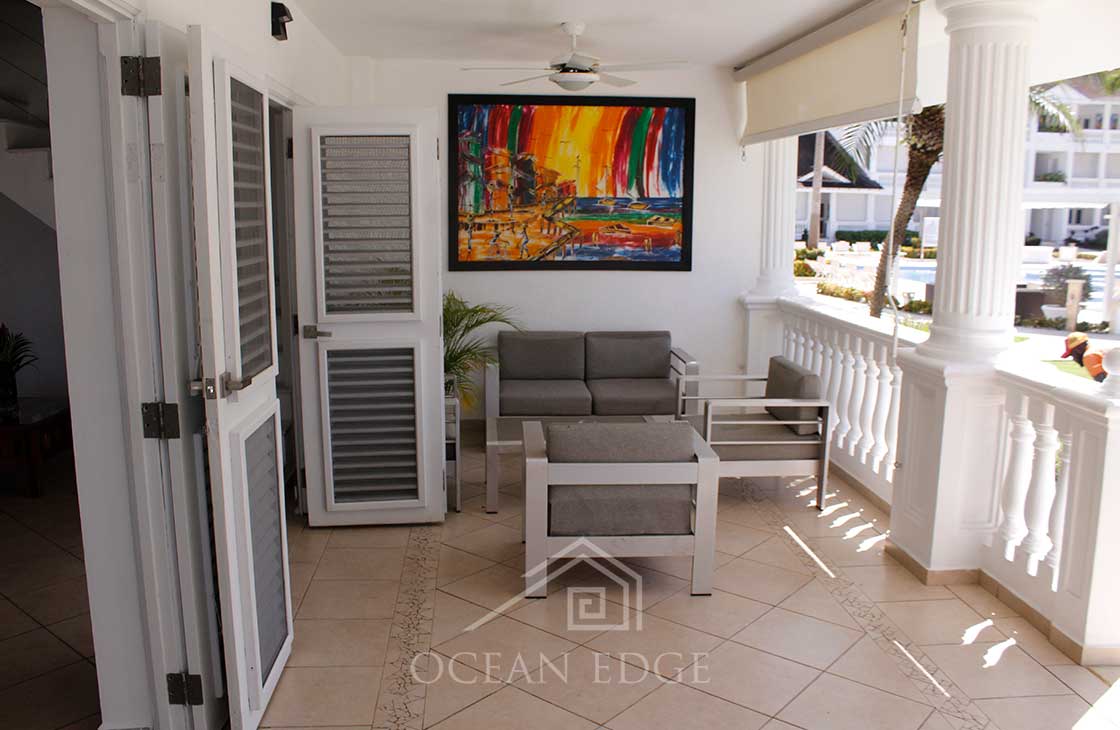 Las-Terremas-Real-Estate-Ocean-Edge-Dominican-Republic-Ocean view house 3 bed in beachfront hotel (1)
