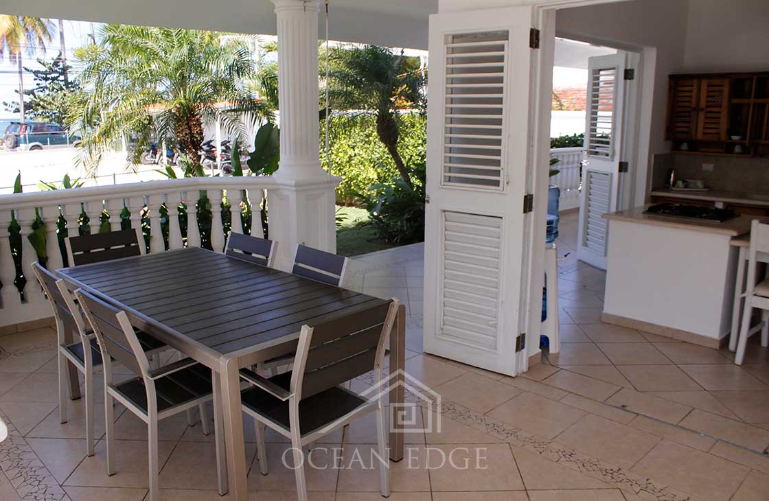 Las-Terremas-Real-Estate-Ocean-Edge-Dominican-Republic-Ocean view house 3 bed in beachfront hotel (3)