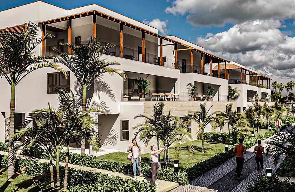 Las-Terrenas-Real-Estate-Ocean-Edge-Dominican-Republic- Classy penthouse in new beachfront community 3D-3