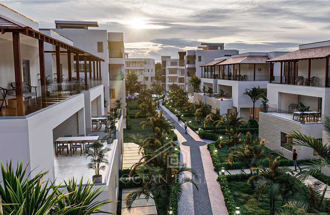 Las-Terrenas-Real-Estate-Ocean-Edge-Dominican-Republic- Classy penthouse in new beachfront community 3D