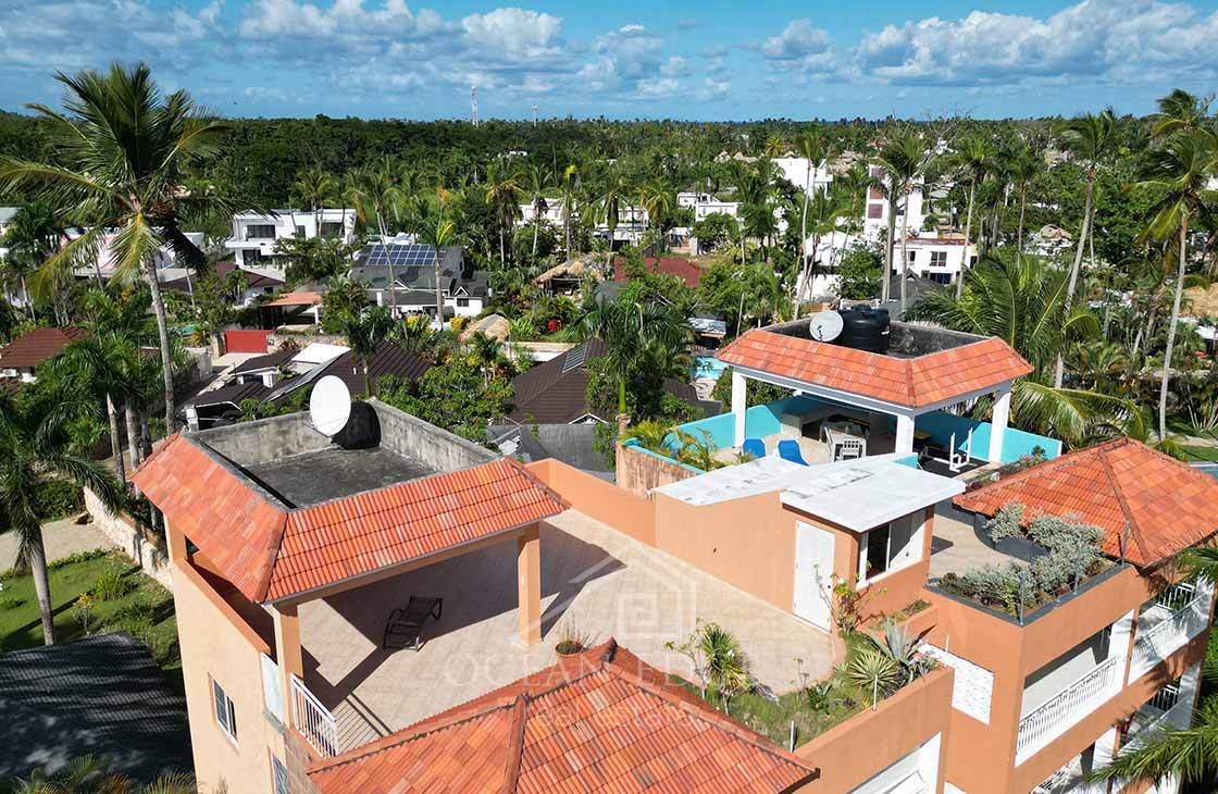 Comfortable 2-bed condo with independent rooftop terrace-las-terrenas-ocean-edge-drone (17)