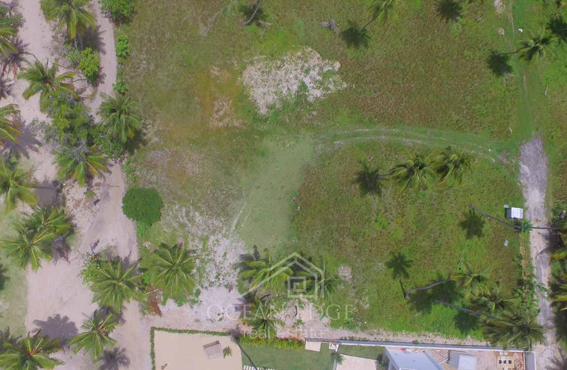 Large beachfront land in intimate area - las terrenas - real estate - drone (2)