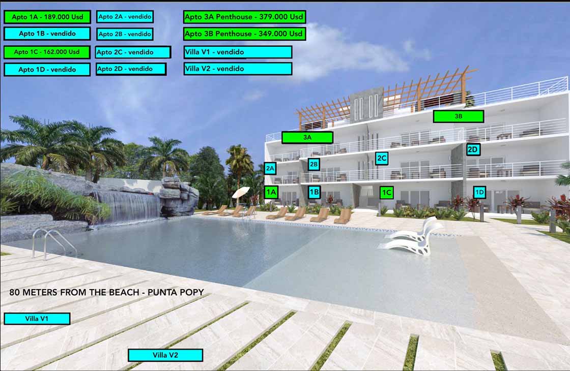 Modern projects 1-Bed Condos in tourist area-las-terrenas-real-estate