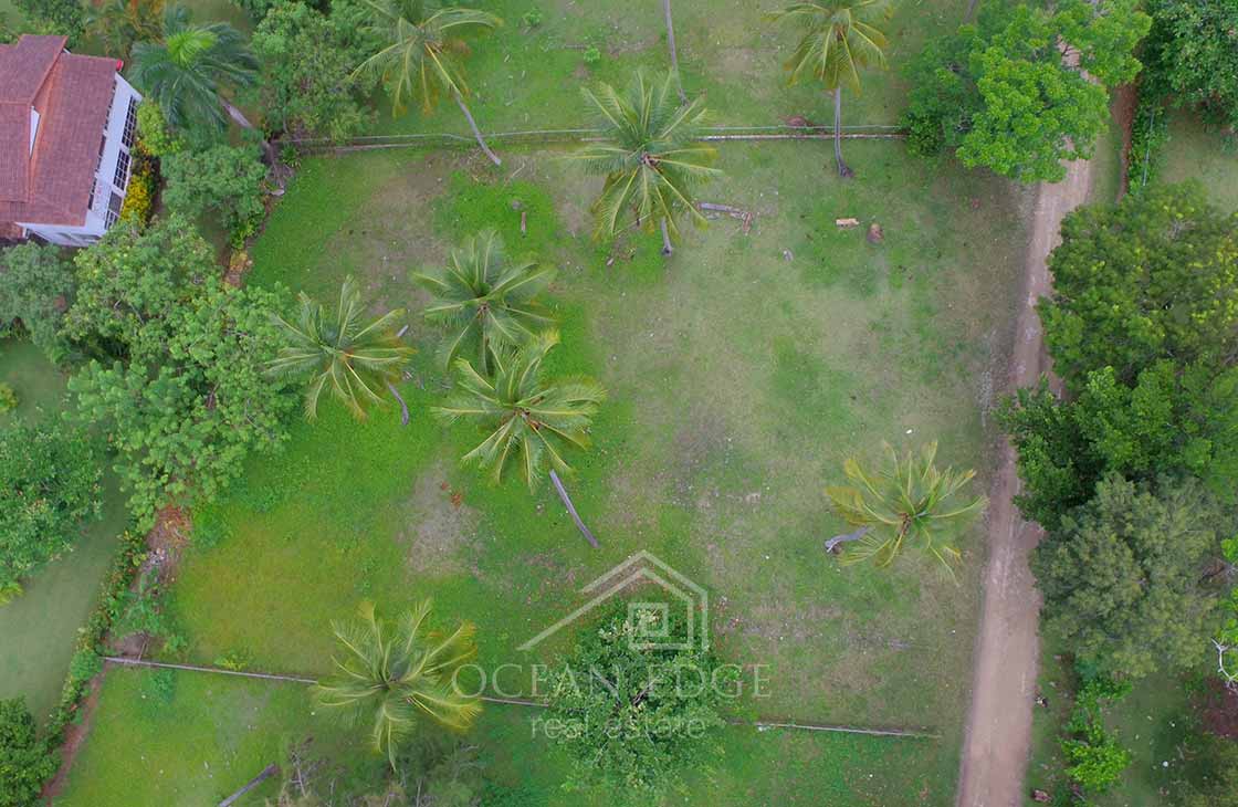 Second line beach land in luxury community - drone - las terrenas - real estate (1)