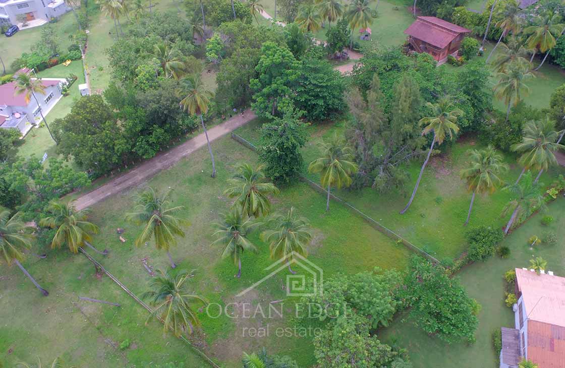 Second line beach land in luxury community - drone - las terrenas - real estate (4)