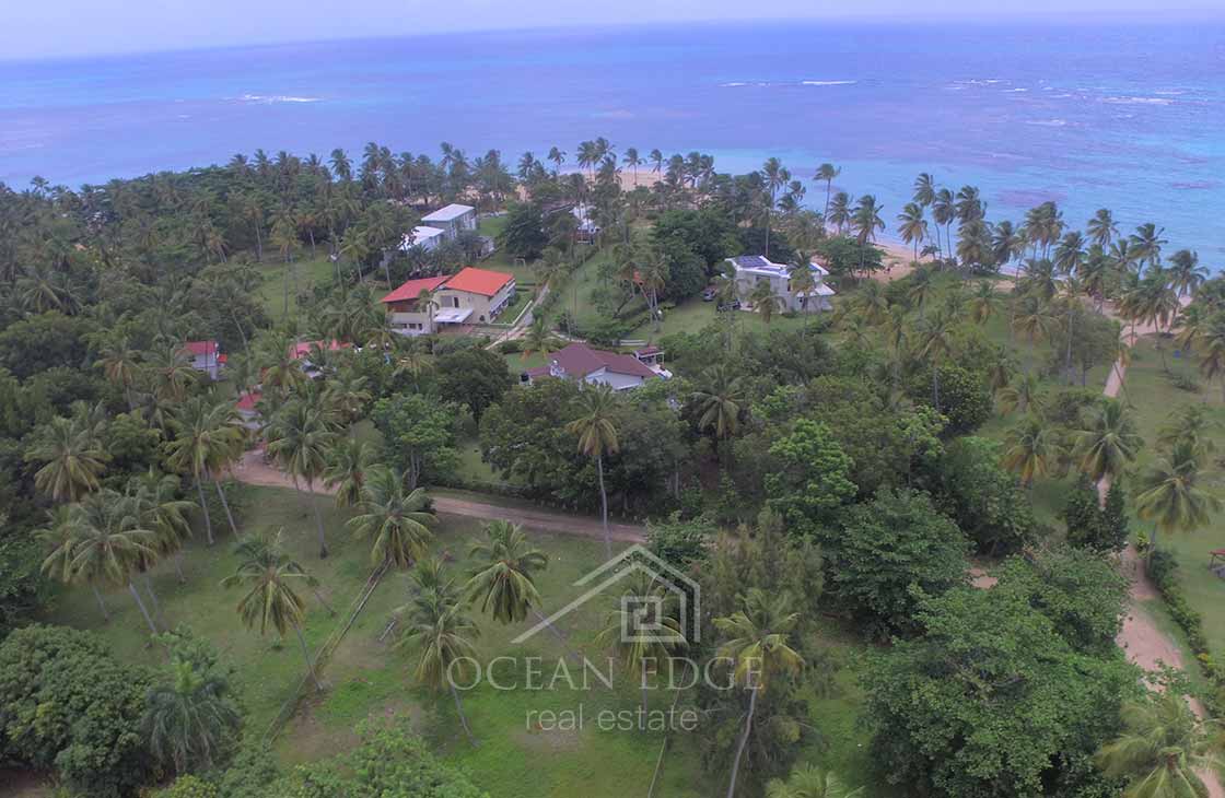 Second line beach land in luxury community - drone - las terrenas - real estate (6)