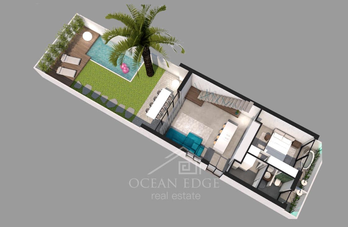 Pre sale 3 Bedrooms Townhouse near popy beach-las-terrenas-ocean-edge-real-estate6