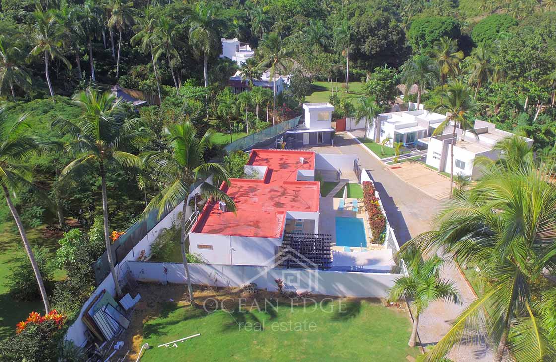 Modern Condos in gated community near Cosón beach-las-terrenas-real-estate-drone (1)