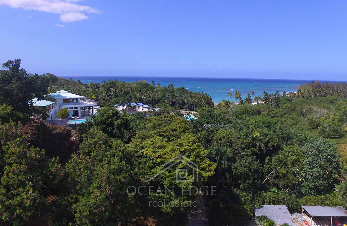 Luxury Project on the hill side of Bonita Village-las-terrenas-ocean-edge-real-estate-drone (1)