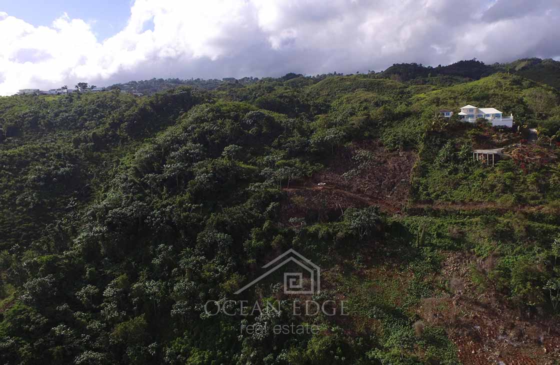 Ocean view development land in Hoyo Cacao-las-terrenas-ocean-edge-real-estate-drone (13)