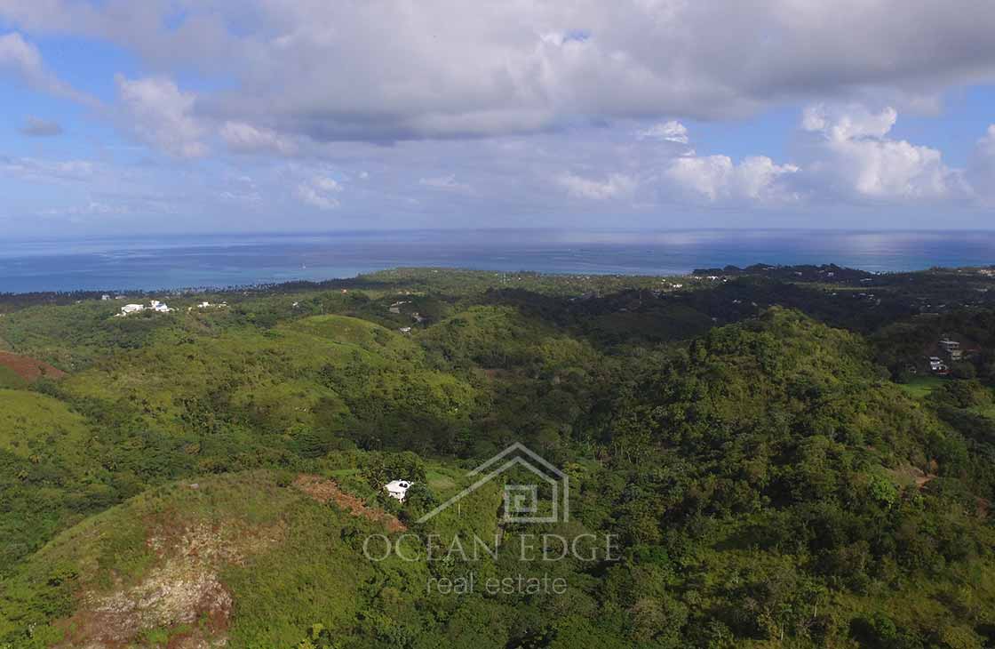 Ocean view development land in Hoyo Cacao-las-terrenas-ocean-edge-real-estate-drone (9)