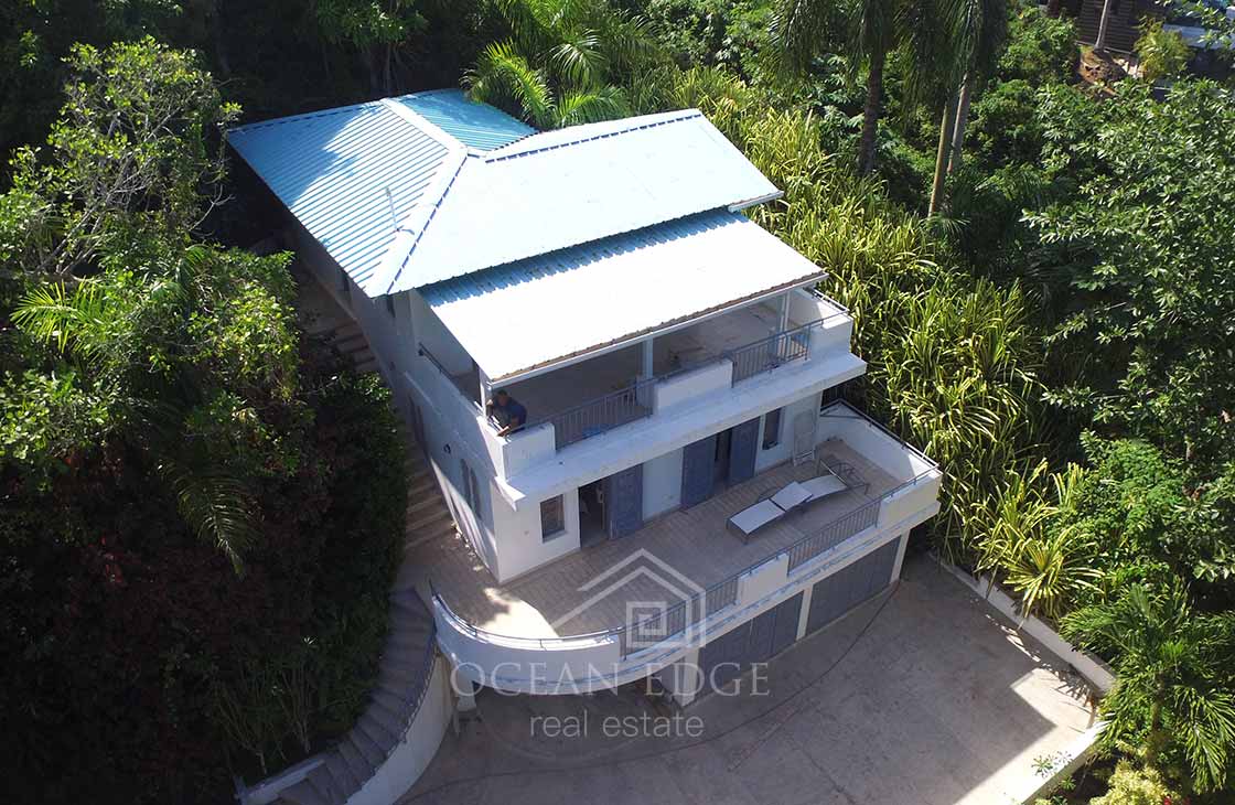 fully furnished & renovated villa in bonita village-las-terrenas-ocean-edge-real-estate-drone (4)