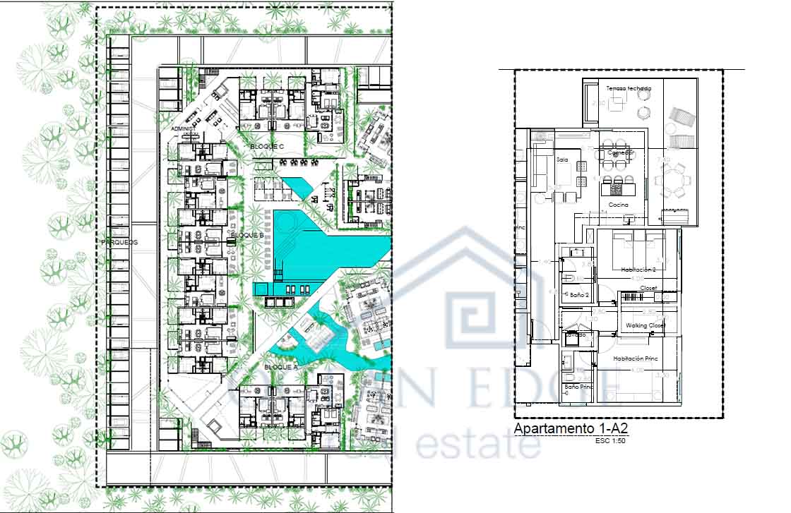 Beachfront Condos in Promising Project Playa Portillo-las-terrenas-ocean-edge-real-estate-plan-condo