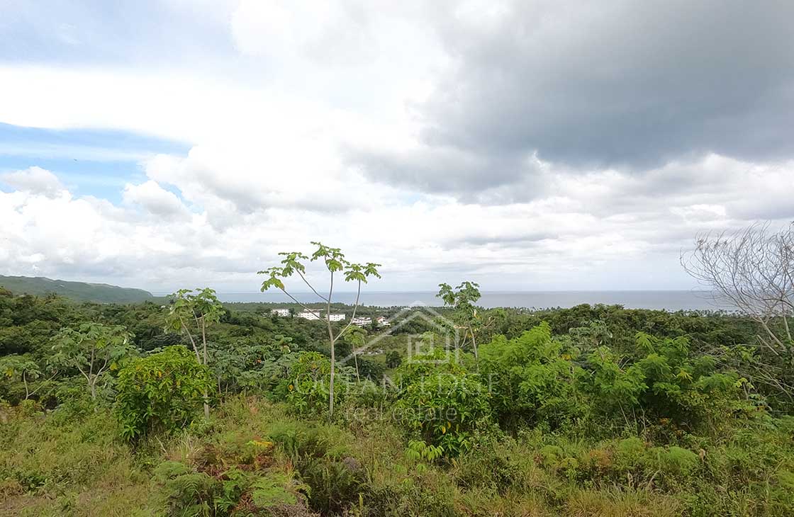 Private-hill-land-overlooking-the-ocean-Las-terrenas-Ocean-edge-real-estate