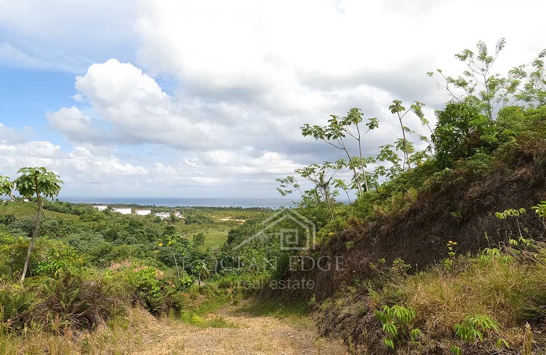 Private-hill-land-overlooking-the-ocean-Las-terrenas-Ocean-edge-real-estate