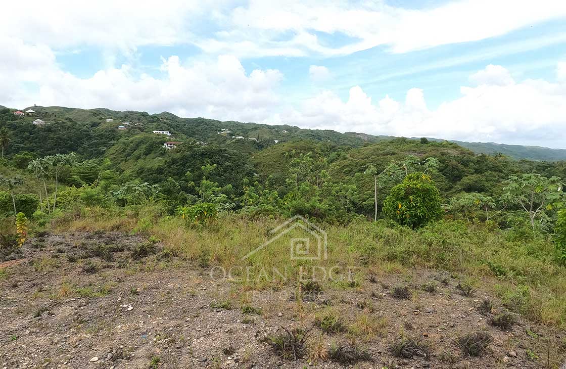 Private-hill-land-overlooking-the-ocean-Las-terrenas-Ocean-edge-real-estate