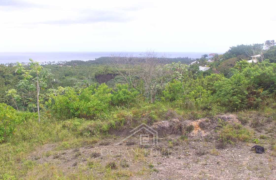Private hill land overlooking the ocean-Las-terrenas-Ocean-edge-real-estate-drone (5)