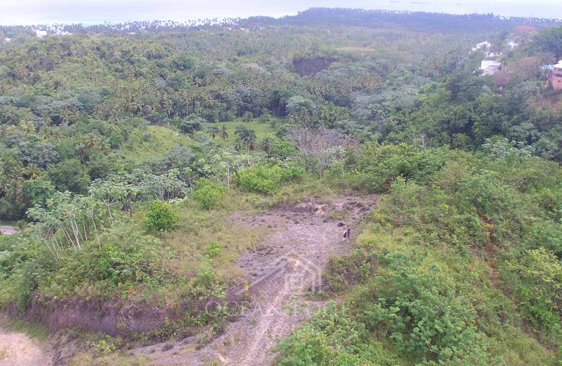 Private hill land overlooking the ocean-Las-terrenas-Ocean-edge-real-estate-drone (9)