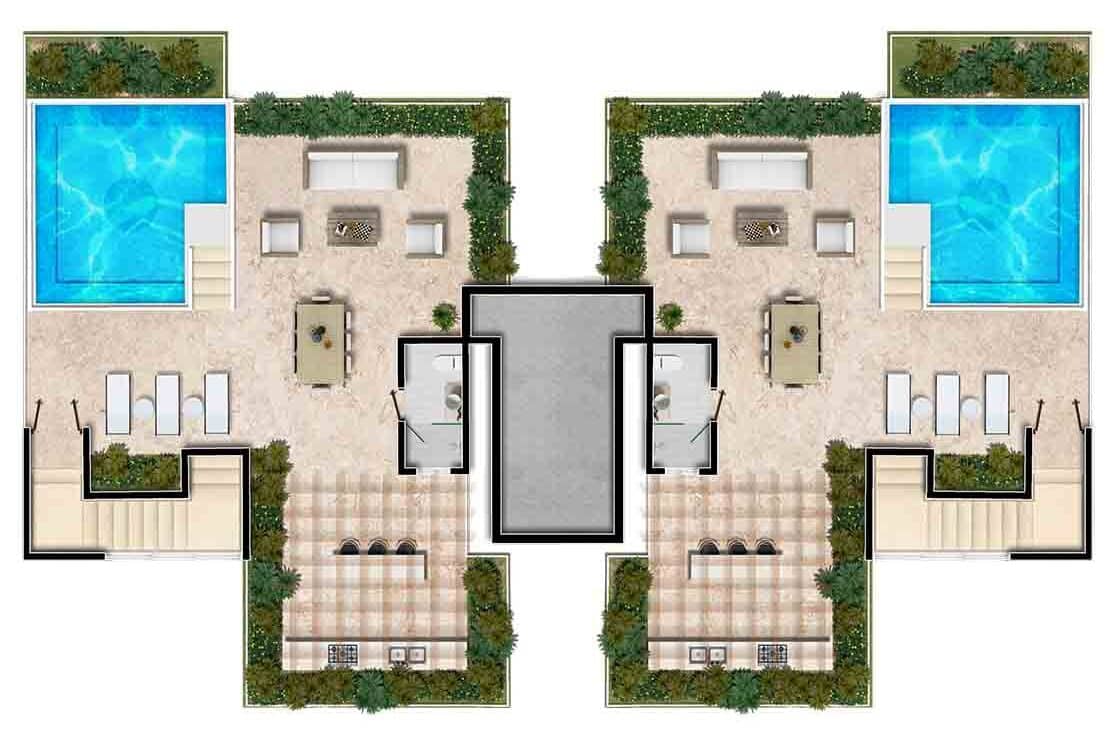 Floor Plans - Penthouse Apartments on pre sale near Bonita Beach - Las Terrenas Real Estate - Ocean Edge Dominican Republic (8)