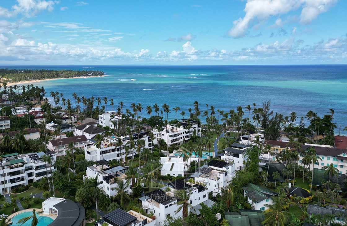 Ocean-view-Penthouse-in-luxury-beachfront-community-las-terrenas-ocean-edge-real-estate-drone