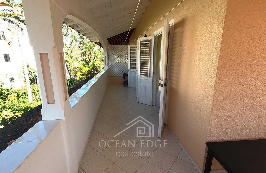 Furnished 2 storey house in beachfront community - Las Terrenas Real Estate - Ocean Edge Dominican Republic (17)