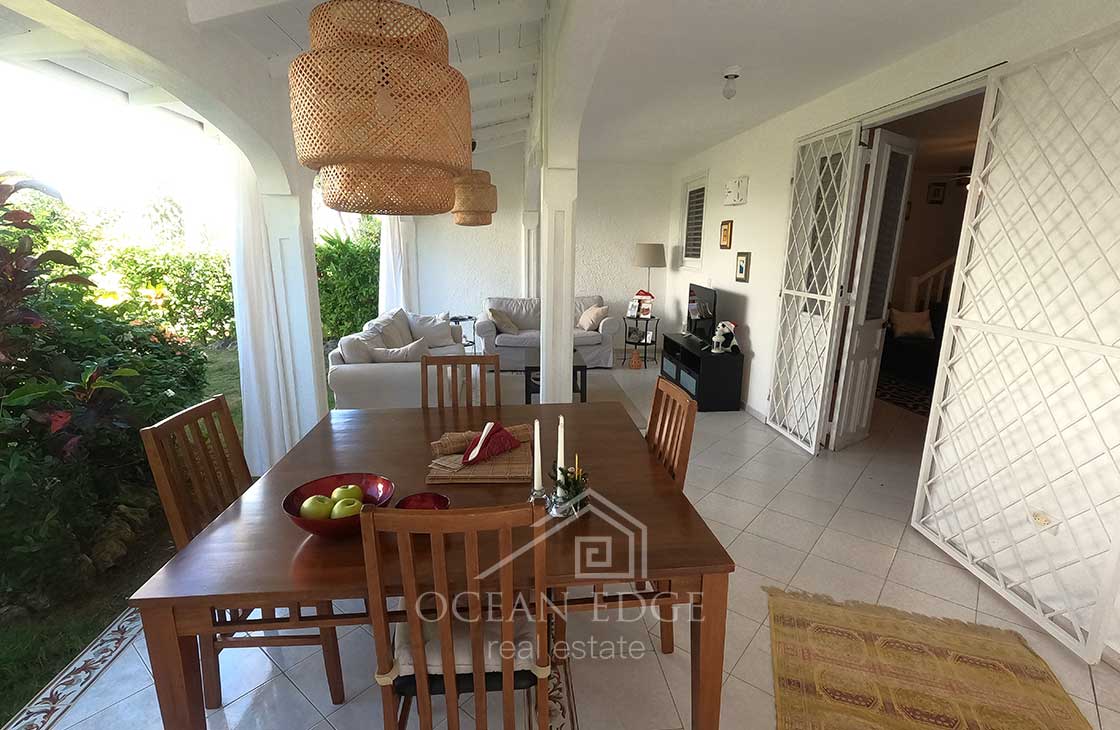 Furnished 2 storey house in beachfront community - Las Terrenas Real Estate - Ocean Edge Dominican Republic (3)