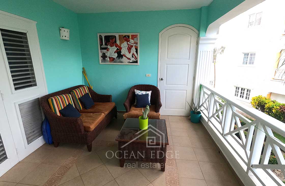 Turnkey 2-bedroom condo 200 meters to Popy Beach - Las Terrenas Real Estate - Ocean Edge Dominican Republic (1)