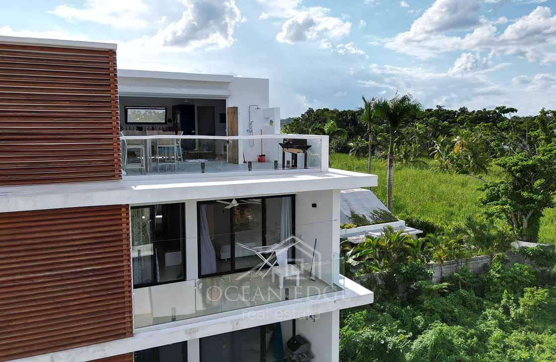 New-build-Penthouse-with-ocean-view-in-Playa-las-Ballenas-las-terrenas-ocean-edge-real-estate-drone