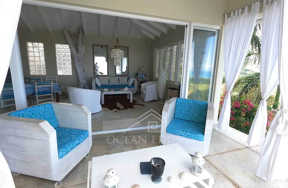 Colonial villa nesting in Hoyo Cacao with amazing view-las-terrenas-ocean-edge-real-estate-