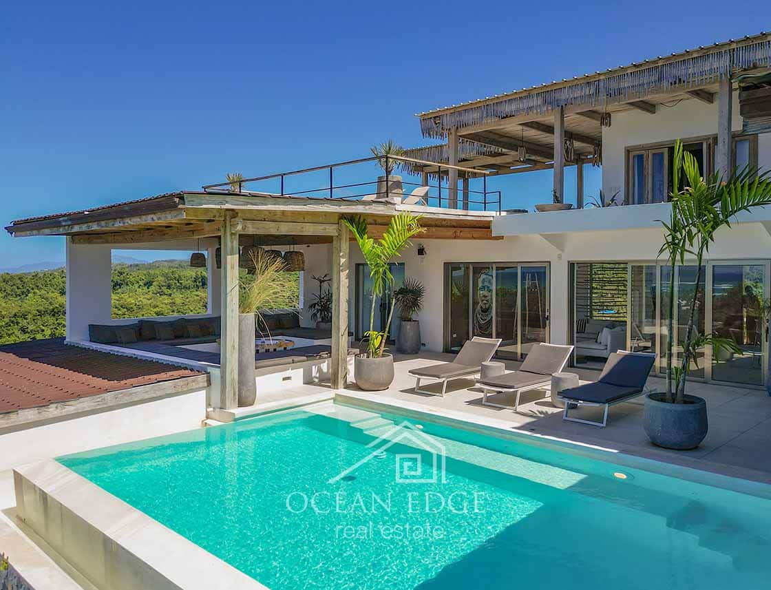 Contemporary hilltop villa for rental business-las-terrenas-ocean-edge-real-estate-38