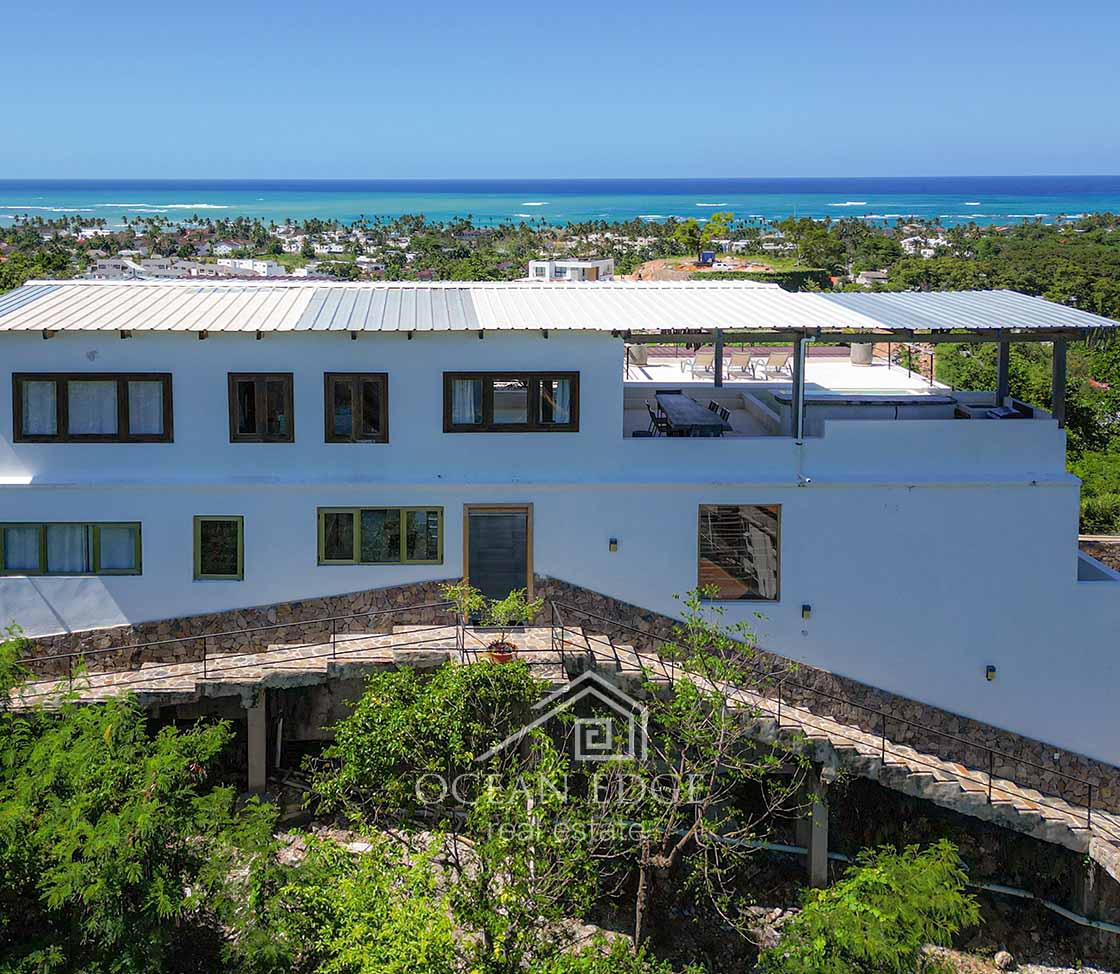 Contemporary hilltop villa for rental business-las-terrenas-ocean-edge-real-estate-38