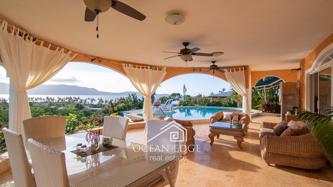 Outdoor Living Ocean view House in Las Galeras-oceanedge-realestate-dominican republic (14)
