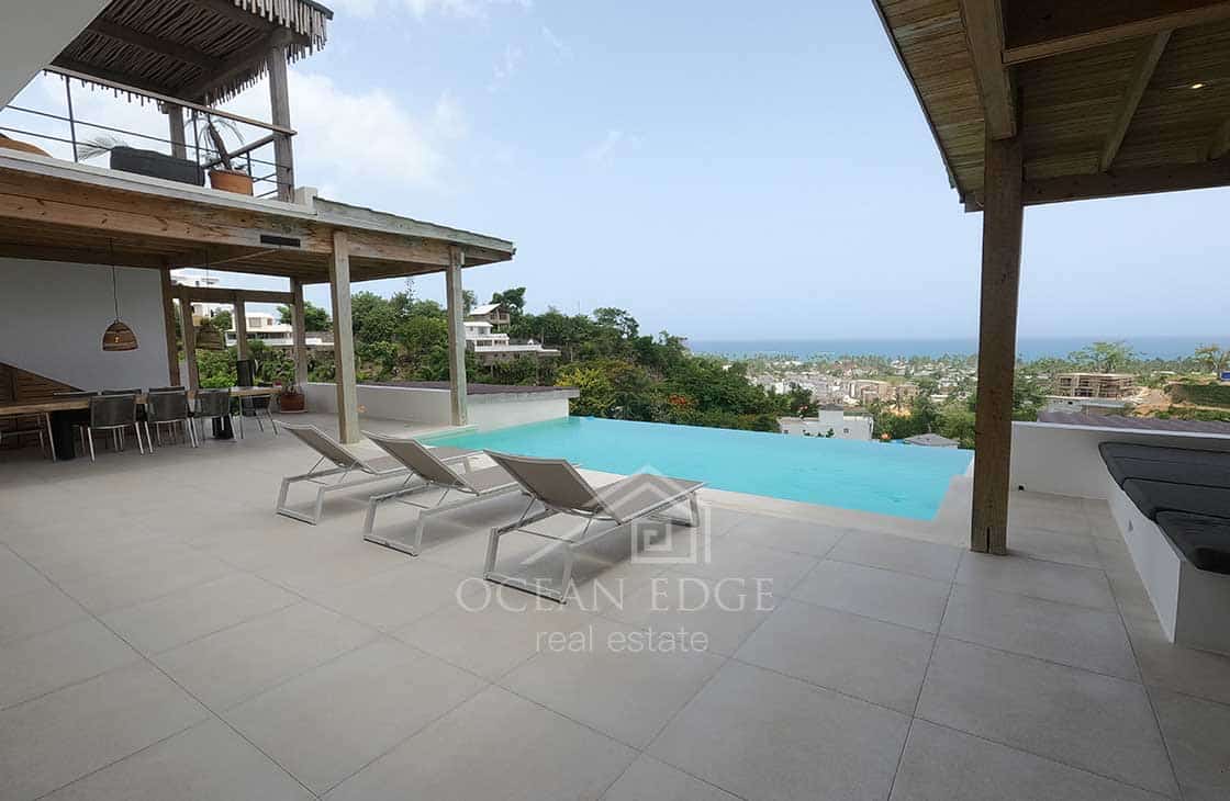 contemporary hilltop villa with mountain & ocean views-las-terrenas-ocean-edge-real-estate