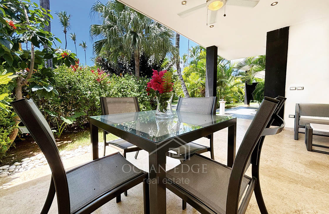 Spacious 1-bed apartment with garden on Popy Beach - Las Terrenas Real Estate - Ocean Edge Dominican Republic (1)