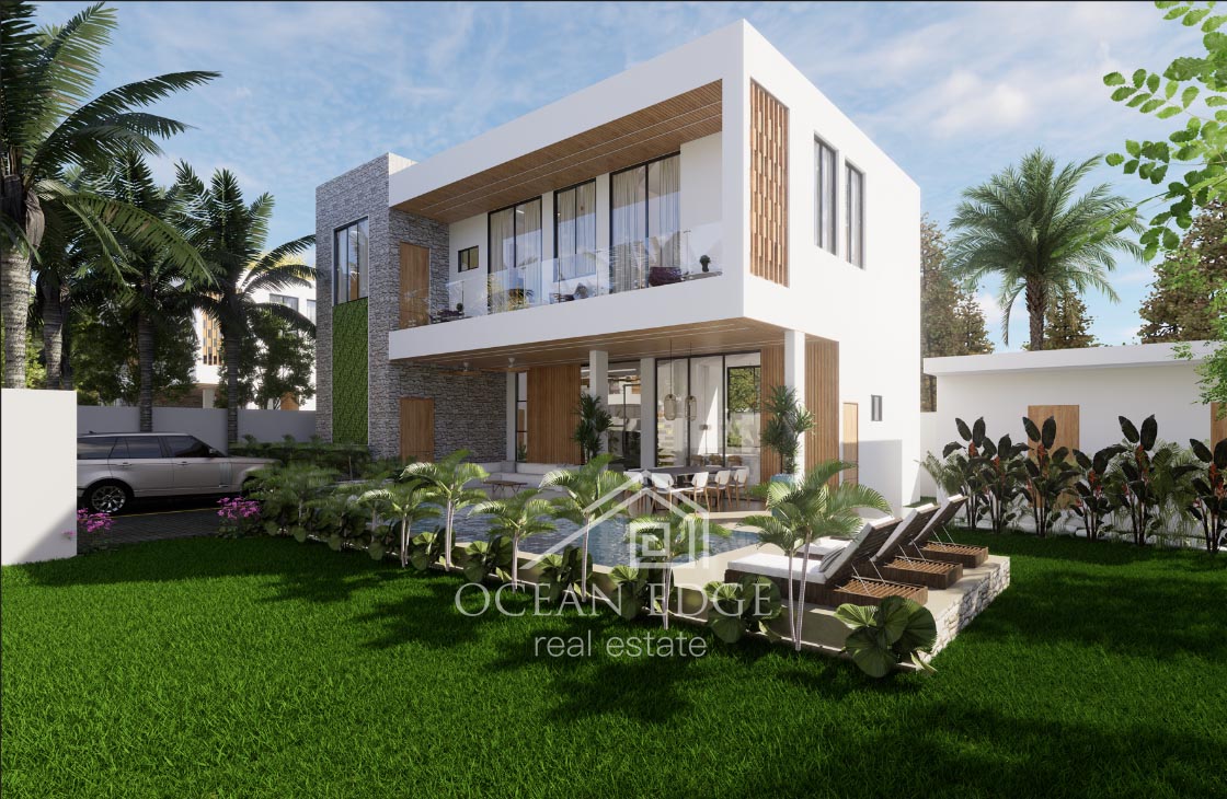 High End 4-br villas on presale 1000 feet to Popy beach-las-terrenas-ocean-edge-real-estate-4