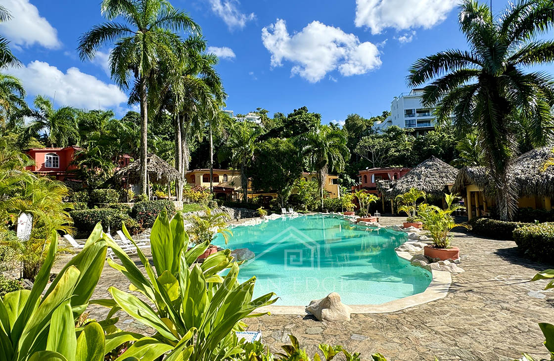 Refurbished 2-br condo in tropical garden - Las Terrenas Real Estate - Ocean Edge Dominican Republic (4)