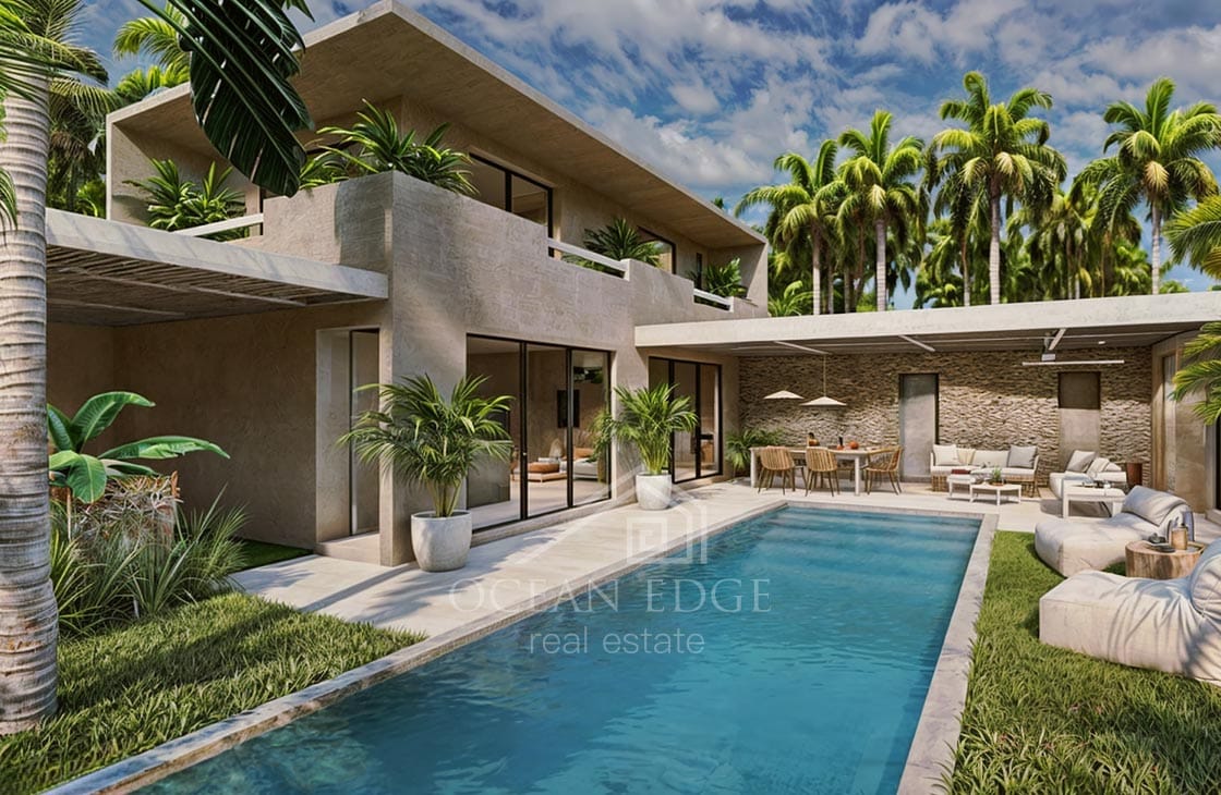 2nd line beach houses on pre-sale Playa Estillero-las-terrenas-ocean-edge-real-estate-2