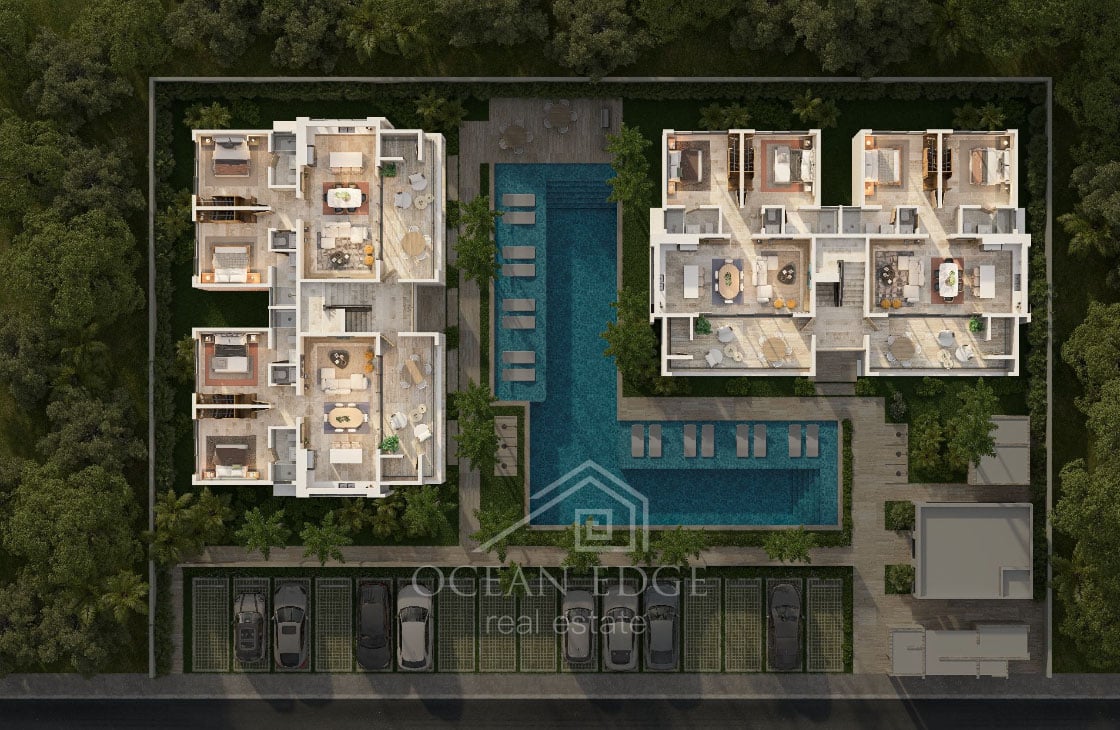 Contemporary 1-br condos on presale near the beach-las-terrenas-ocean-edge-real-estate-3-penthouse