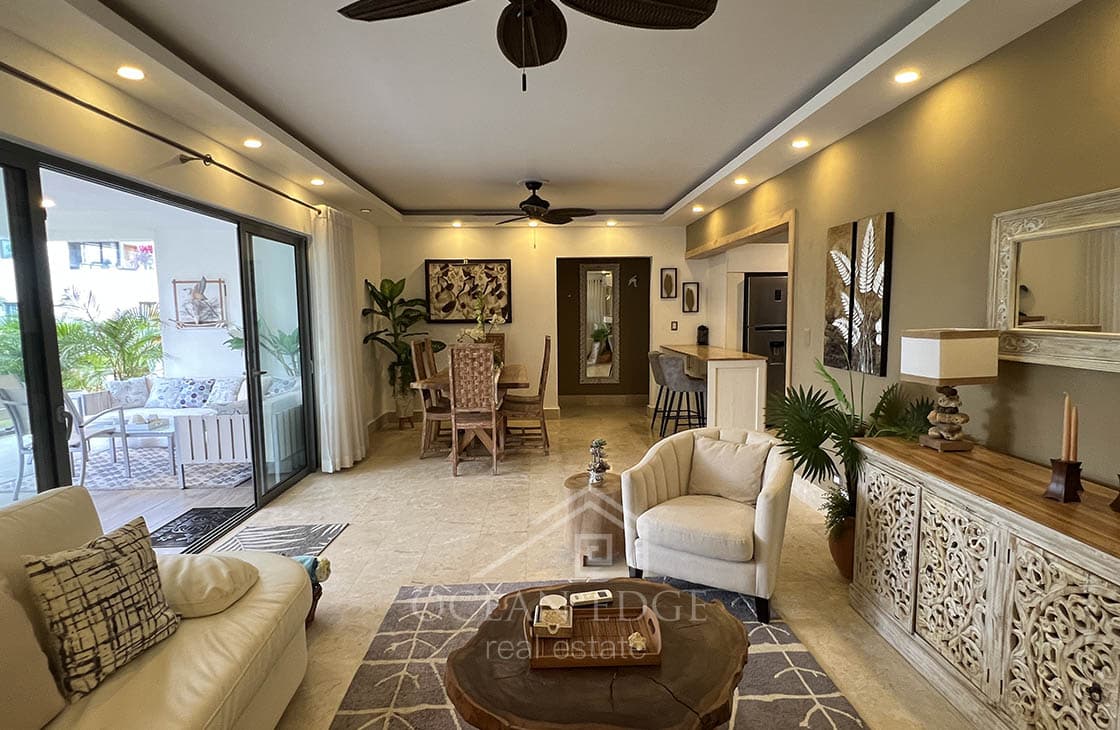 Spacious & well furnished 3-br condo on Portillo beach-las-terrenas-ocean-edge-real-estate (12)