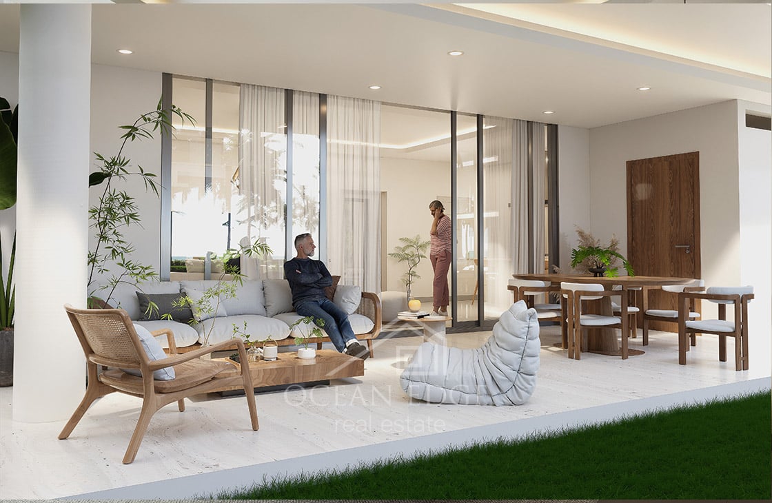 2-Br Beachfront Condos in signature project with Ocean view-interior-21