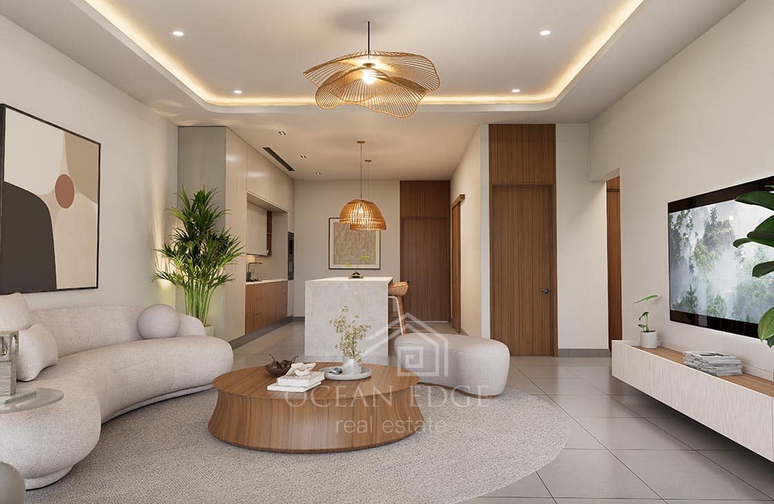 2-Br Beachfront Condos in signature project with Ocean view-interior-3