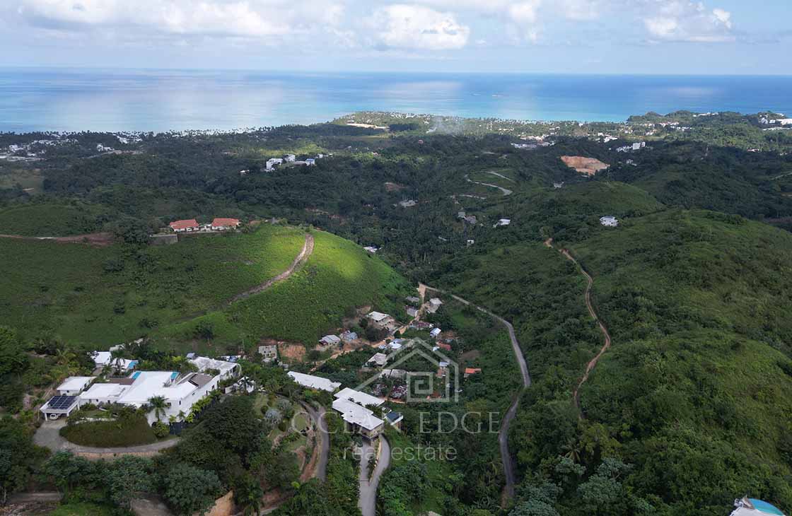 Sublime Ocean panorama land & building permit-las-terrenas-ocean-edge-real-estate
