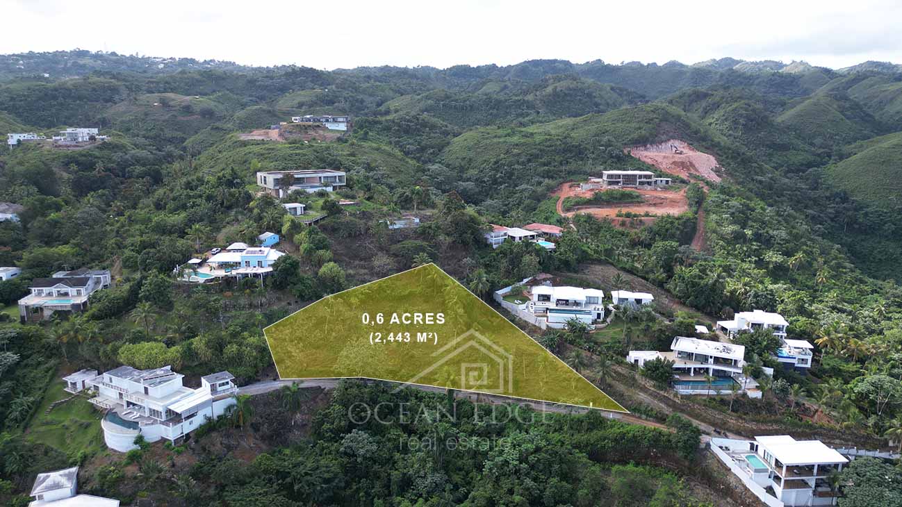 Sublime Ocean panorama land & building permit-las-terrenas-ocean-edge-real-estate