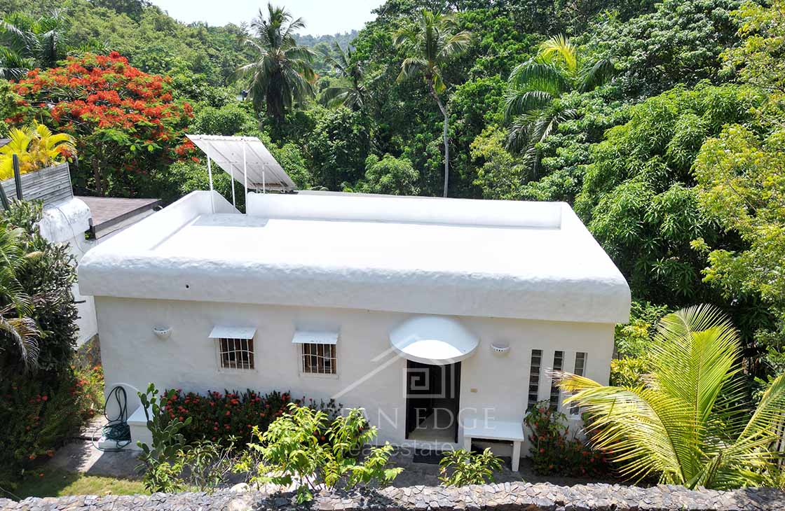 Tropical Villa with Independent Apartment near Playa Popy-ocean-edge-real-estate-las-terrenas-drone