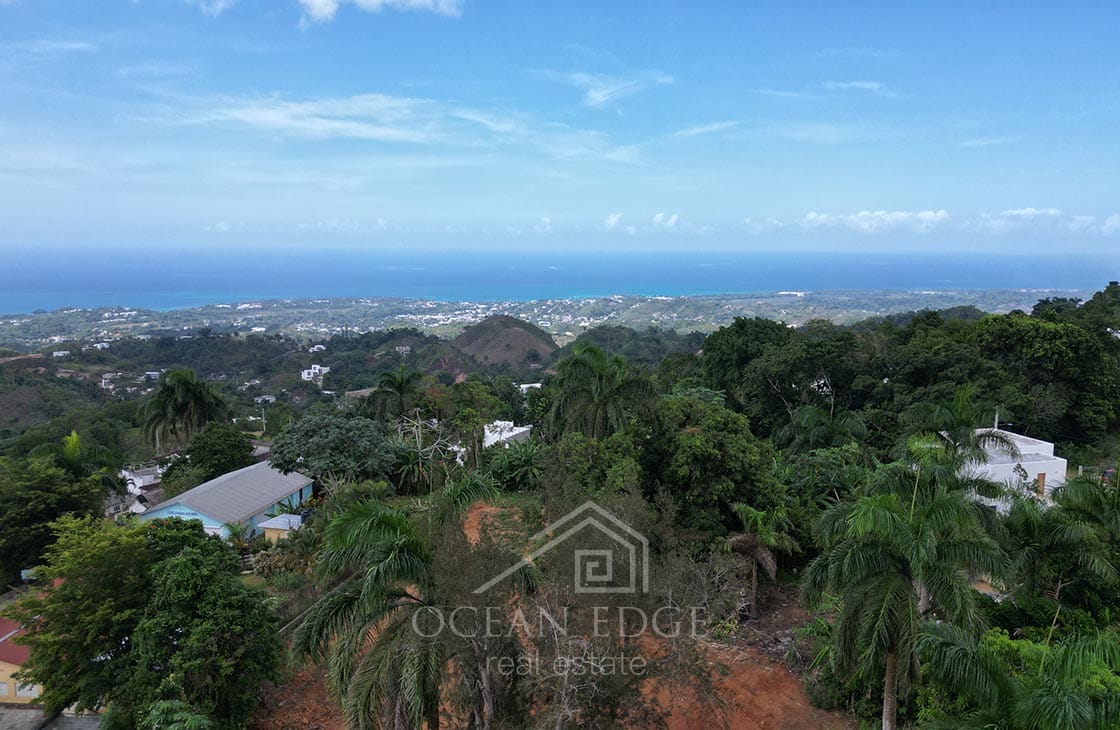 2900 m2 flat land with ocean view Los Puentes-las-terrenas-ocean-edge-real-estate