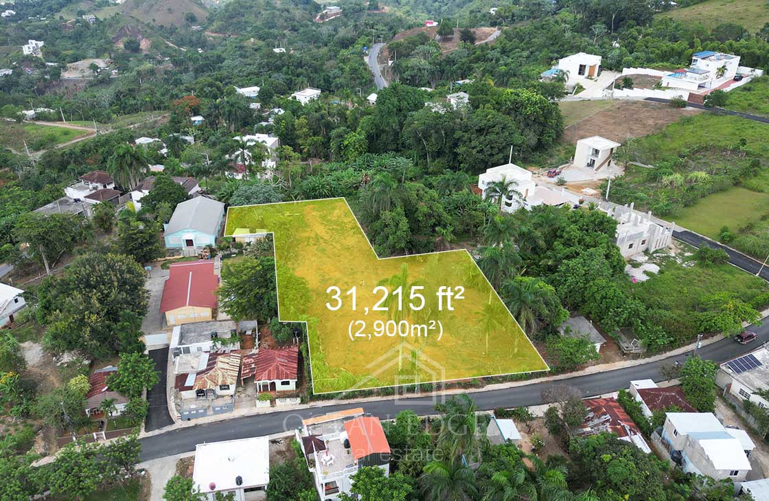 2900 m2 flat land with ocean view Los Puentes-las-terrenas-ocean-edge-real-estate