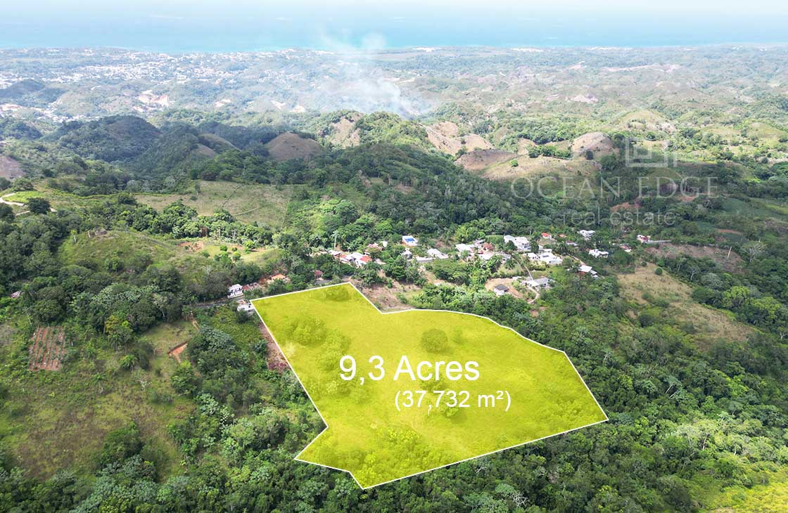 9.3 acres land with water source Los Puentes hills