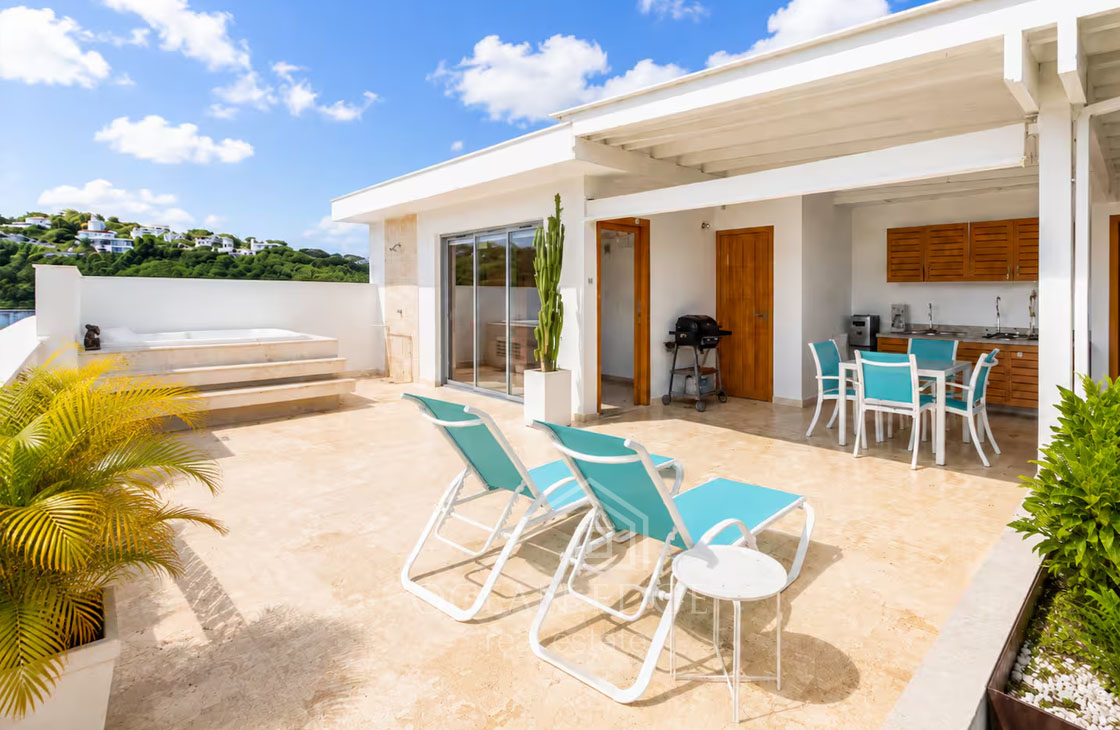 3-bed condo with Independent rooftop apartment-las-terrenas-ocean-edge-real-estate-3