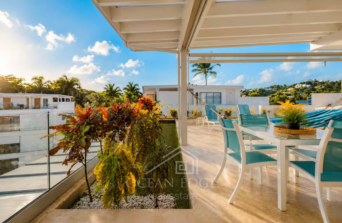 3-bed condo with Independent rooftop apartment-las-terrenas-ocean-edge-real-estate-7