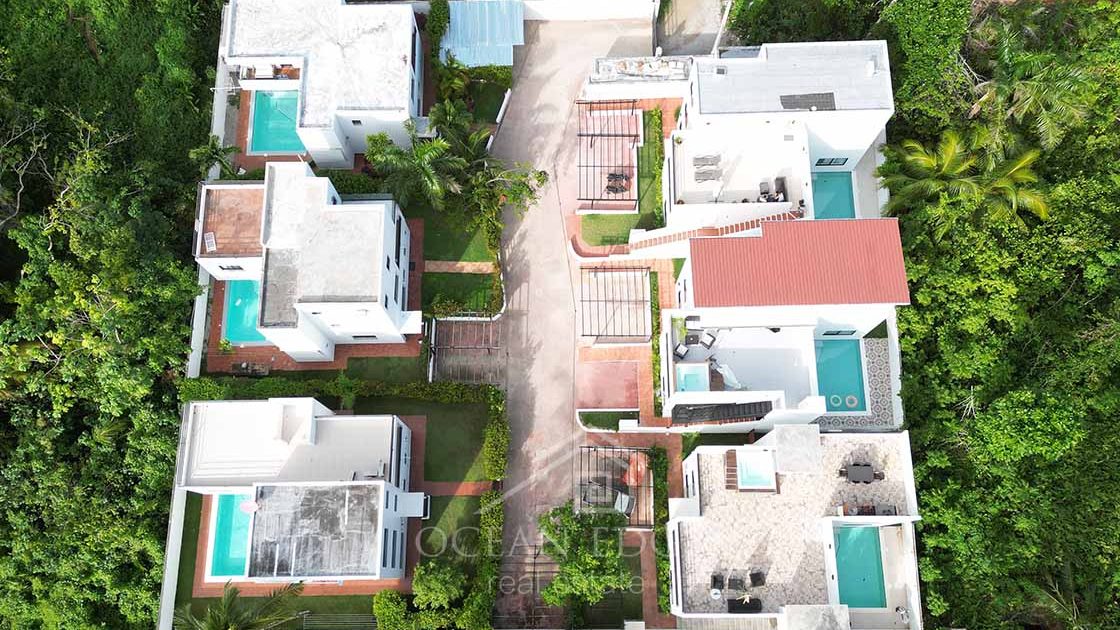 2-autonomous-Airbnb-apartments-for-sale-together-las-terrenas-ocean-edge-real-estate-drone